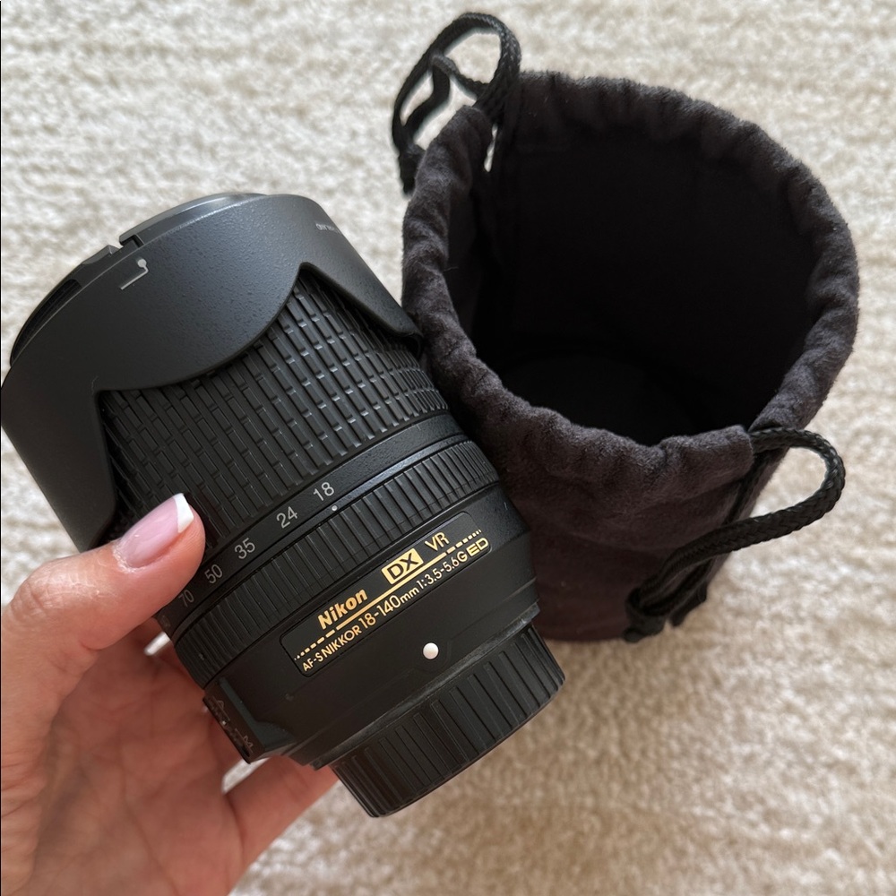 Nikon Nikkor AF-S DX 18-140mm wide angle zoom lens